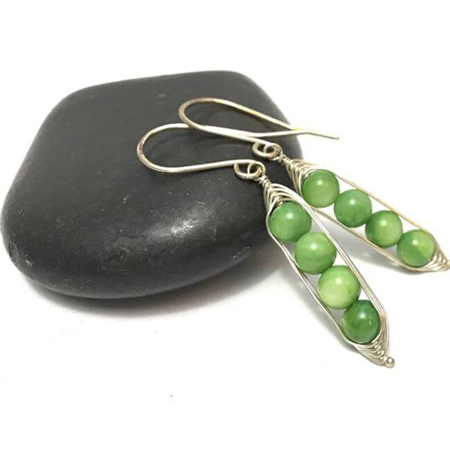 Rising Jewelry Lucky Peapod Earrings