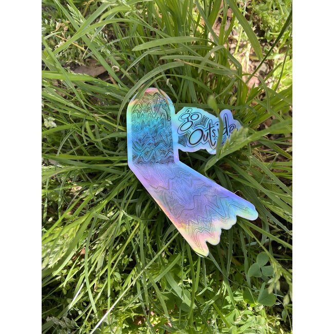 Mutually Assured Construction MAC Sticker Go Outside Holo