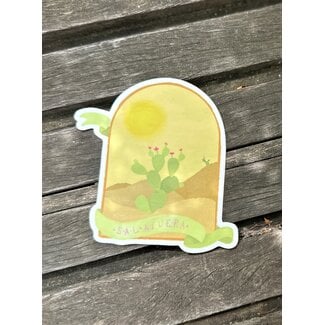 Mutually Assured Construction Desert Arch Sticker
