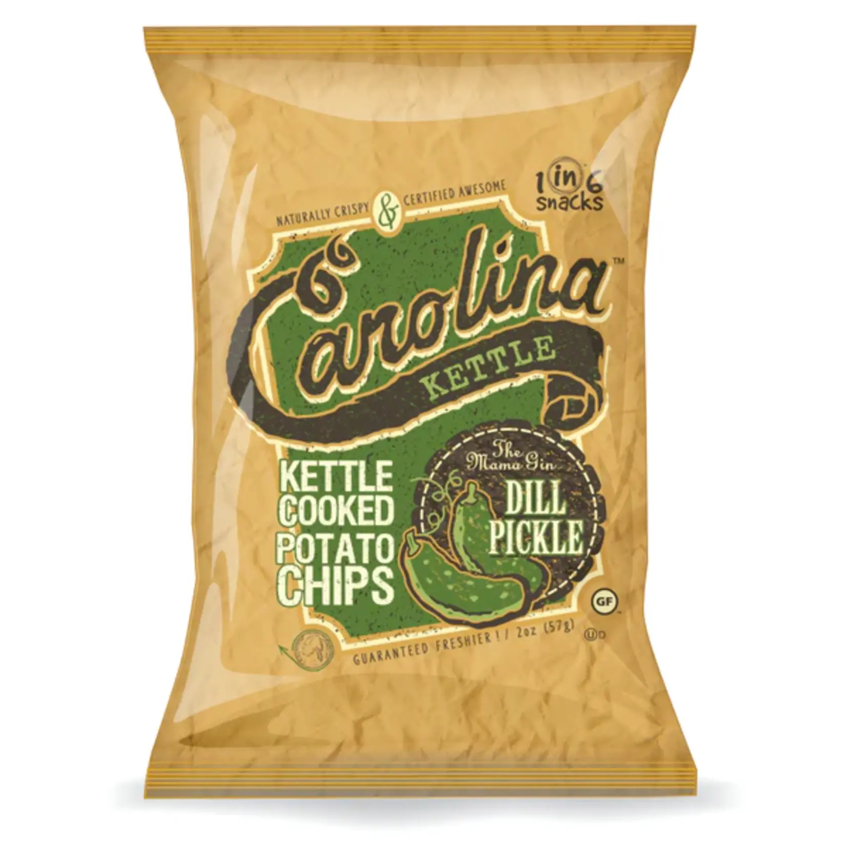 Carolina Kettle Chips Kettle Chips Dill Pickle 5 oz