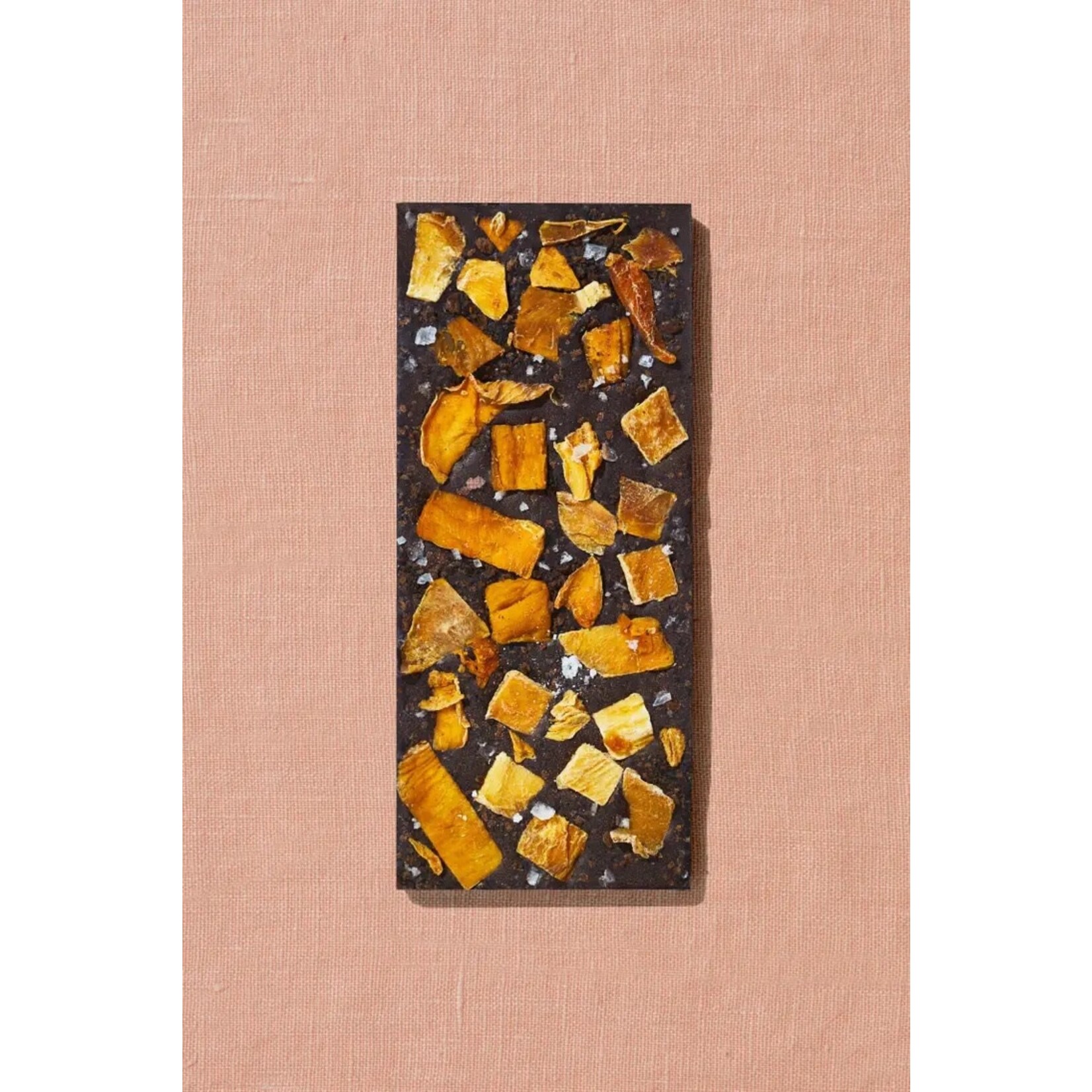Spring + Mulberry Spring + Mulberry Date-Sweetened Chocolate Bar Mango, Urfa Chili, Black Lime