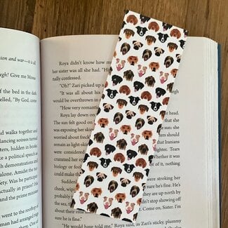 Ruff Sketch Designs Dog Head Grid Bookmark