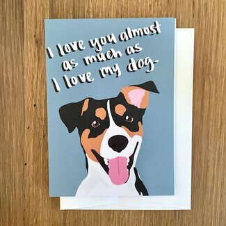 Ruff Sketch Designs Almost as Much as My Dog Card