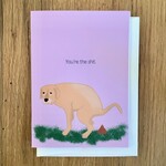Ruff Sketch Designs Pooping Dog Card