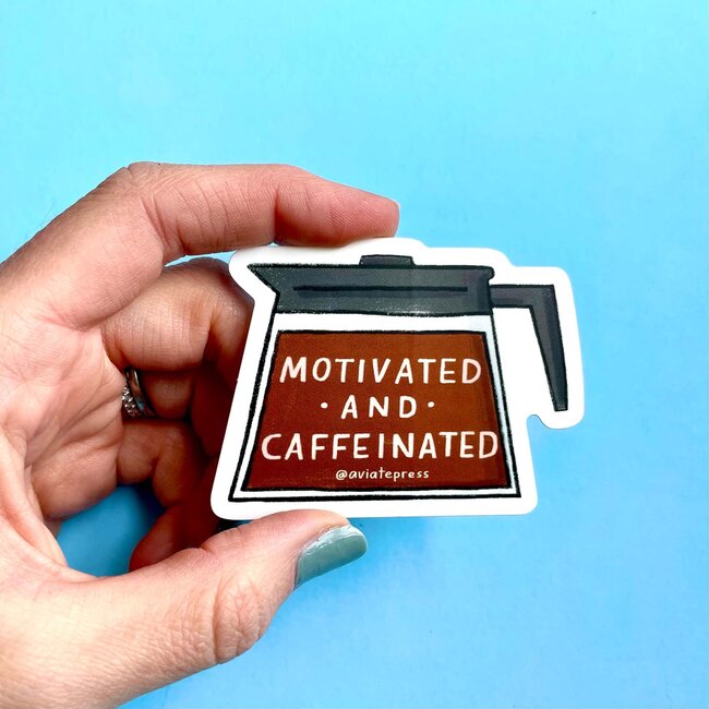 Aviate Press Aviate Press Sticker Coffee Lover