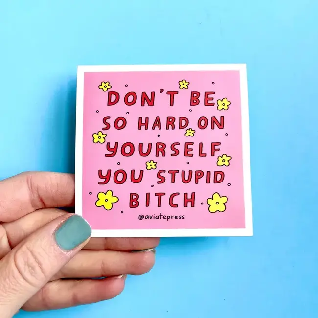 Aviate Press Aviate Press Sticker Funny Self-Care
