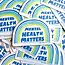 Aviate Press Aviate Press Sticker Mental Health Matters