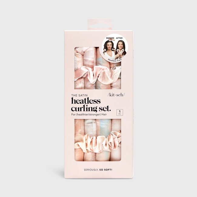 Satin Heatless Curling Set