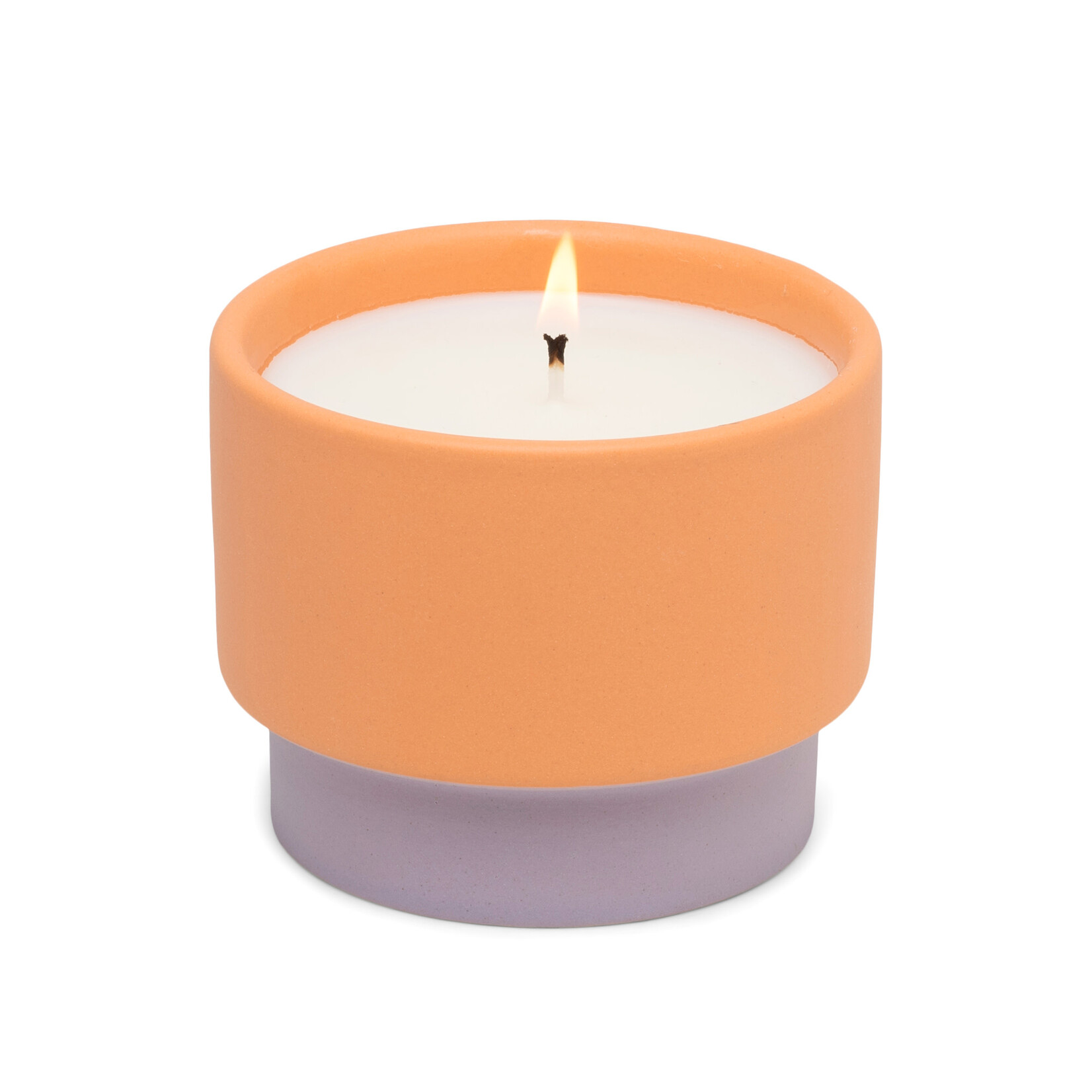 Color Block Candle Orange + Purple Violet + Vanilla