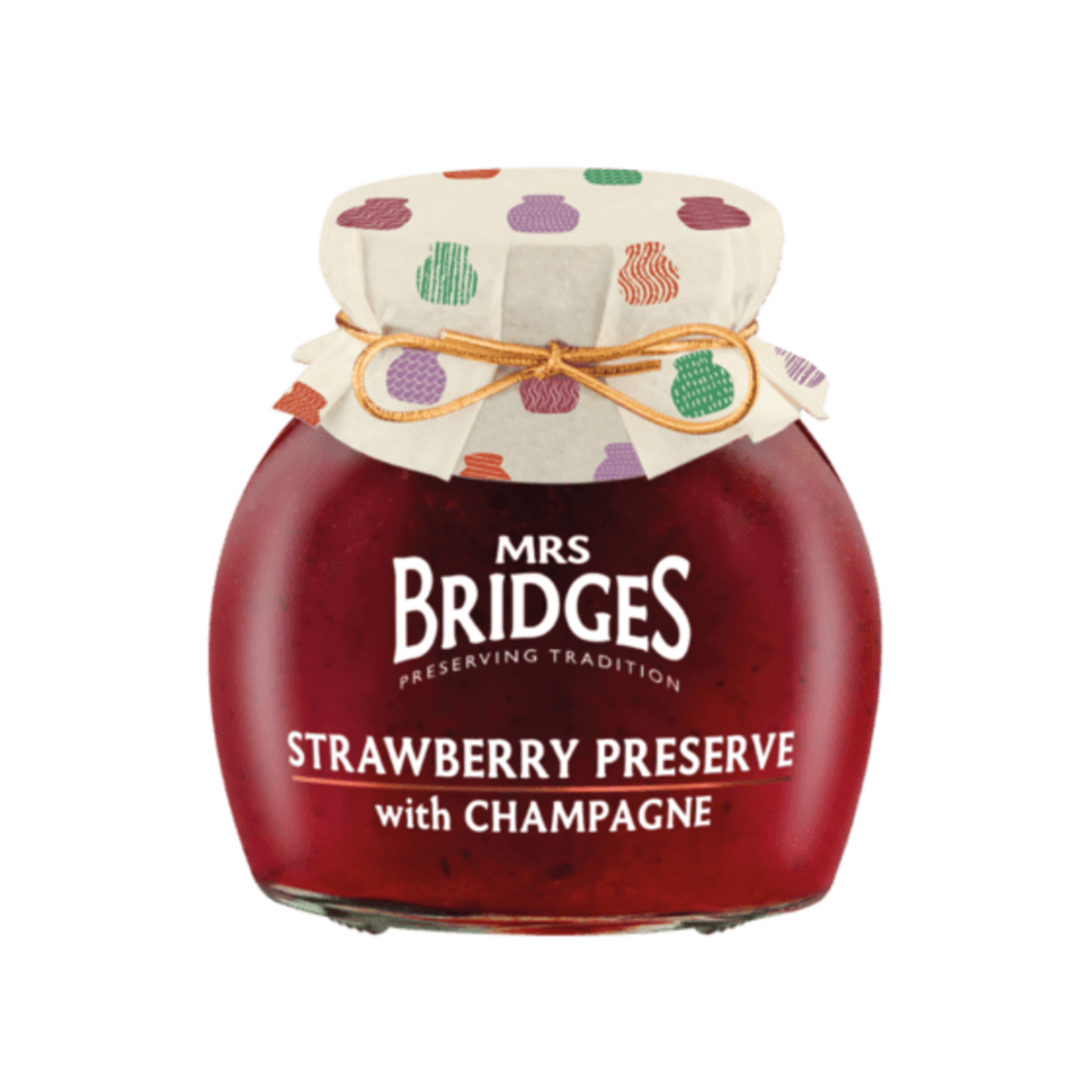 Mrs Bridges Spread Strawberry + Champagne Preserve