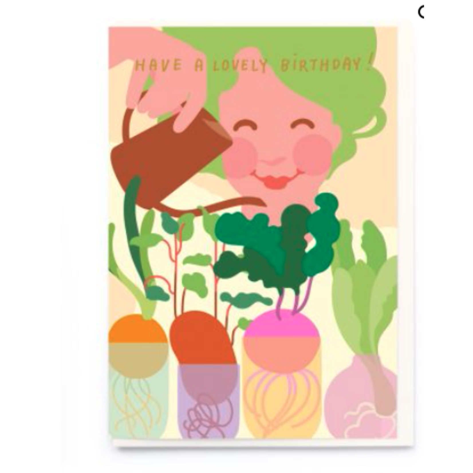 Growing Veggies Birthday Card