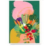 Veg Bouquet Birthday Card