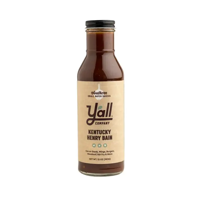 Y'All Company Y'All Kentucky Henry Bain Sauce 12oz