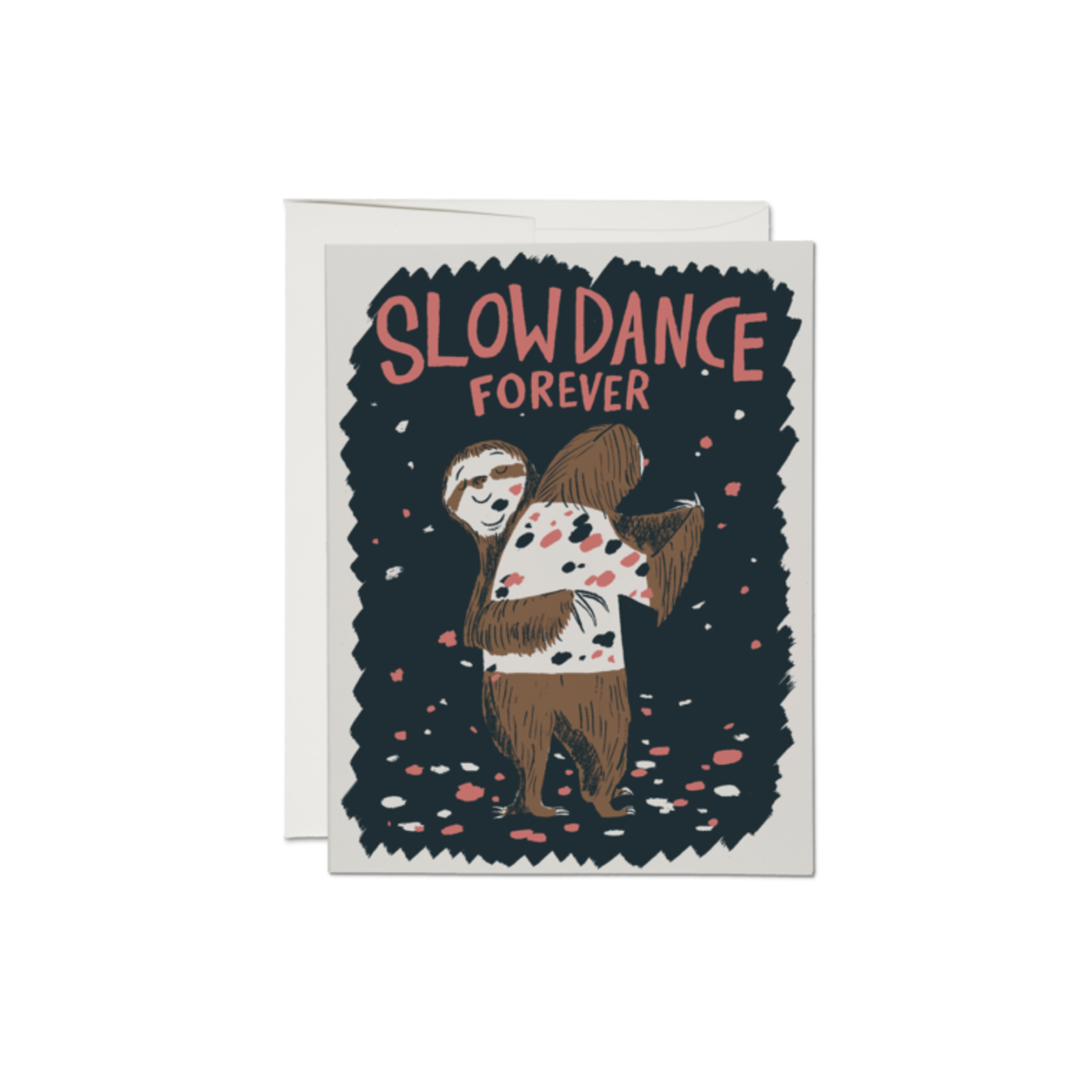 Slow Dance Sloths Love Card