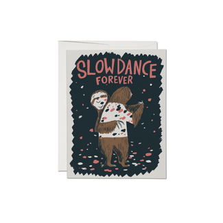 Slow Dance Sloths Love Card