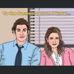 Jim + Pam Love Card