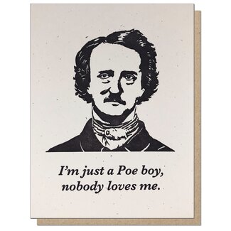 Guttersnipe Press Poe Boy Card