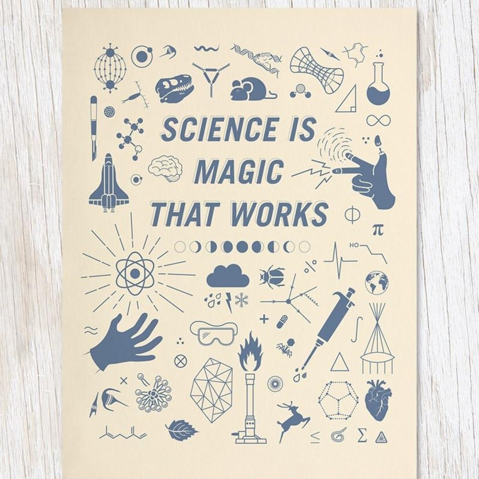 Science is Magic That Works Card