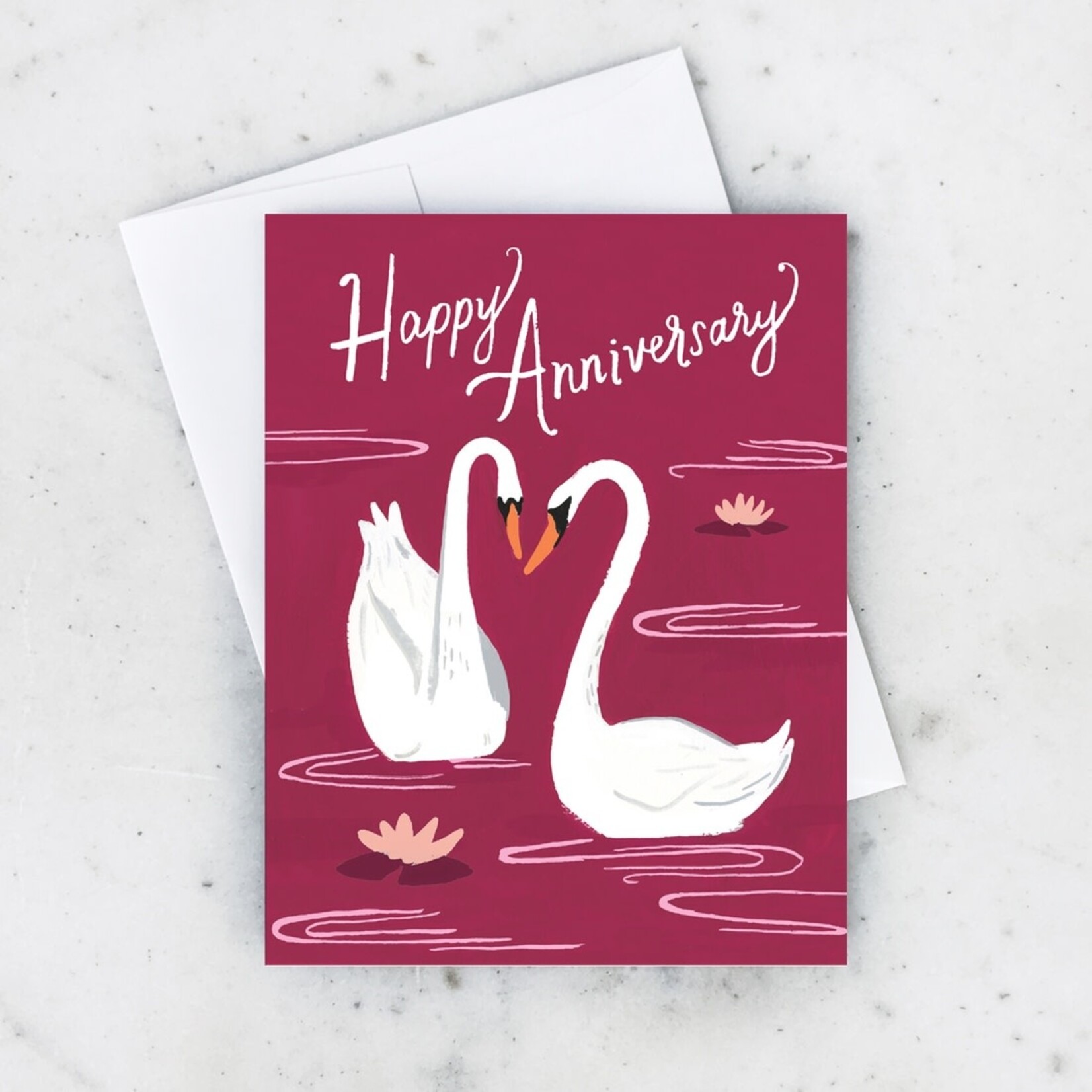 Anniversary Swans Card