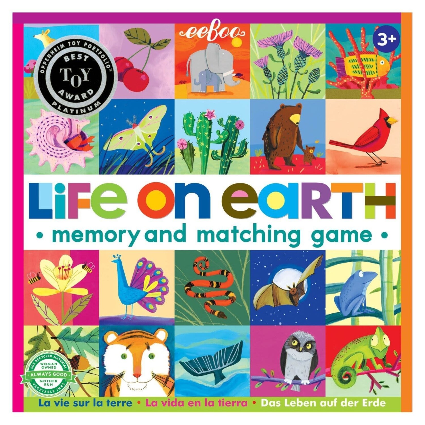 Memory + Matching Game Life on Earth