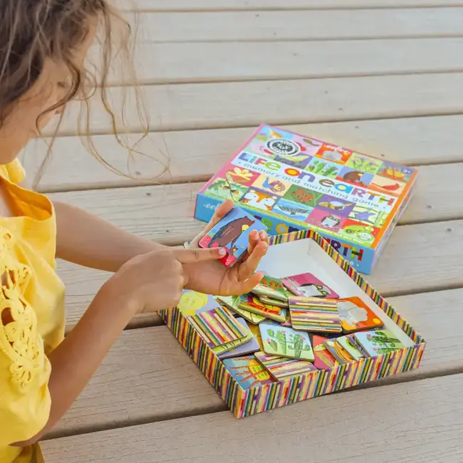 Memory + Matching Game Life on Earth