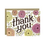 Zinnia Thank You Card