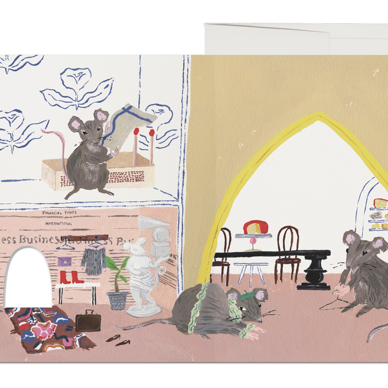 Mouse House Thank You Card
