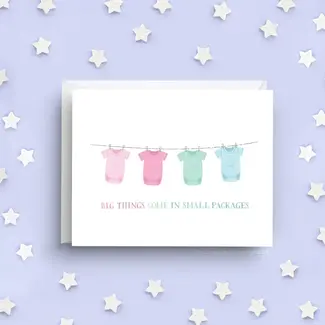 Big Things Small Packages Card