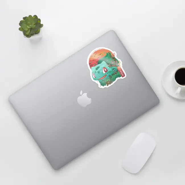 Fuzzy Ink Fuzzy Ink Sticker Bulbasaur