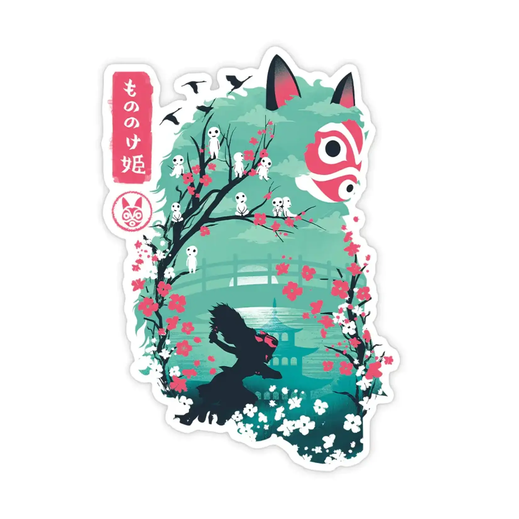 Fuzzy Ink Fuzzy Ink Sticker Princess Mononoke
