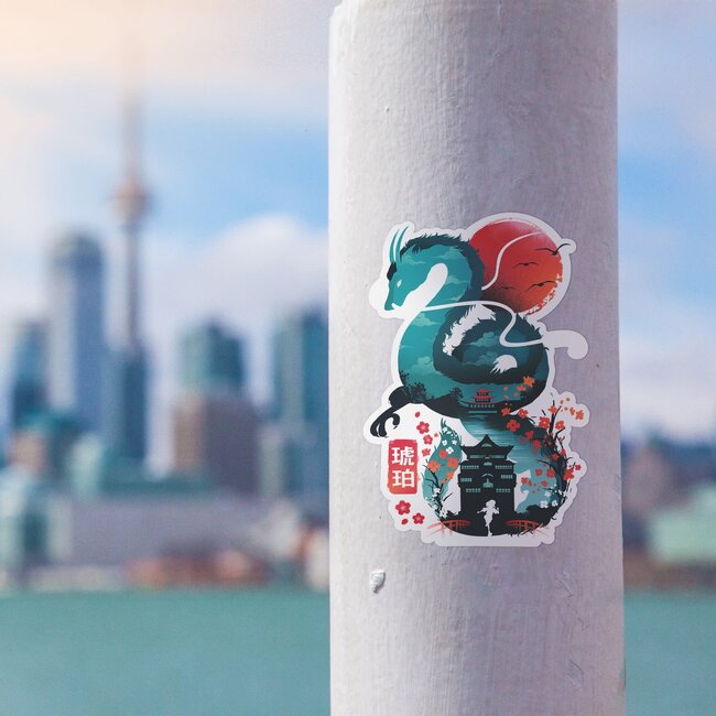 Fuzzy Ink Spirited Away Sticker