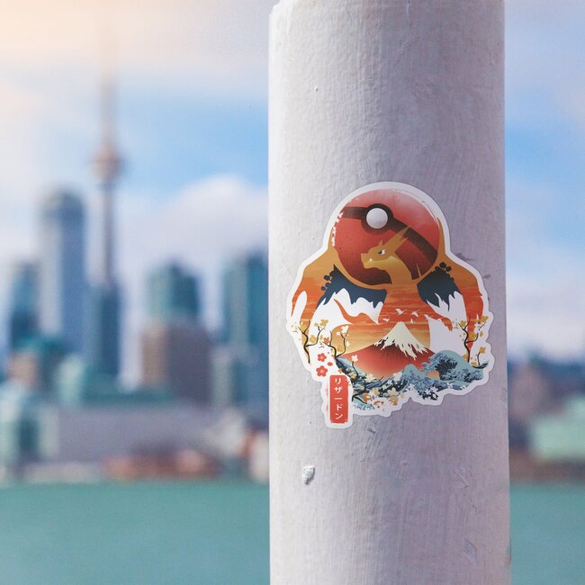 Fuzzy Ink Fuzzy Ink Sticker Charizard