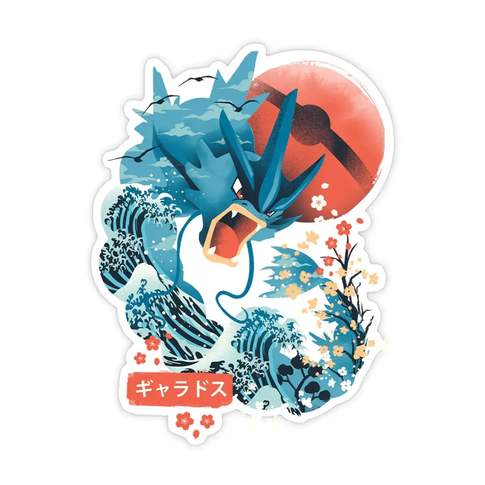 Fuzzy Ink Fuzzy Ink Sticker Gyarados