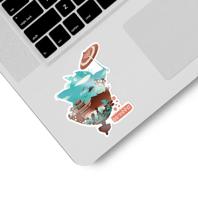 Fuzzy Ink Fuzzy Ink Sticker Totoro