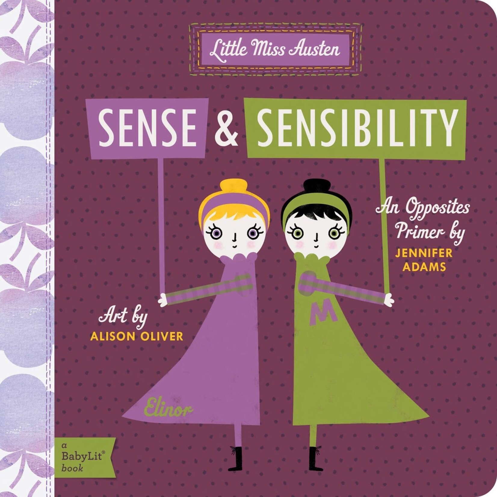 Baby Lit Board Book Sense + Sensibility
