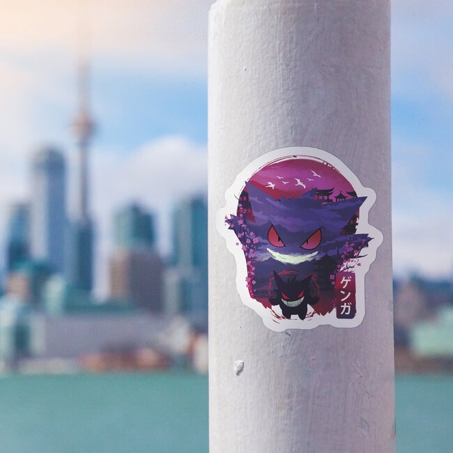 Fuzzy Ink Fuzzy Ink Sticker Gengar