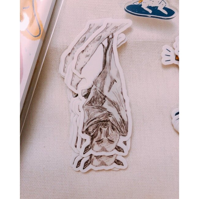 Emily Petrilla Illustrations Bat Sticker