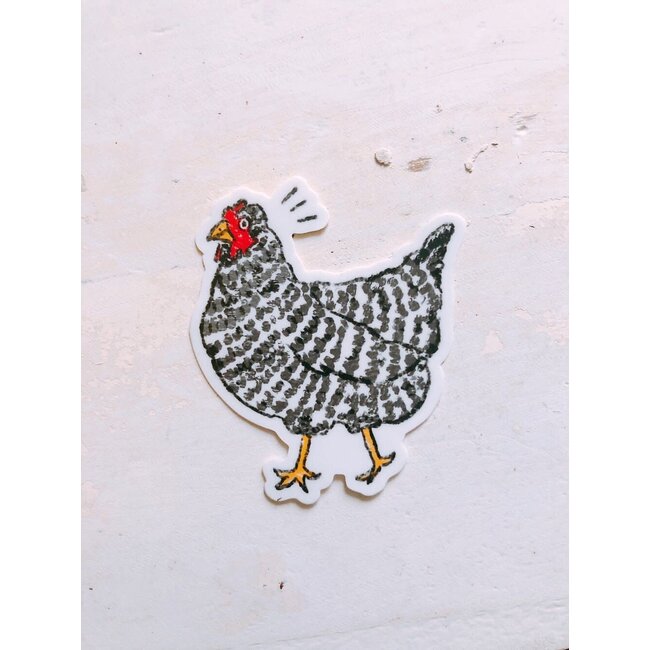 Emily Petrilla Illustrations Chicken Sticker Emily Petrilla