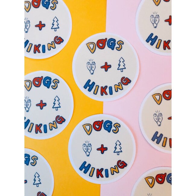 Emily Petrilla Illustrations Dogs + Hiking Sticker