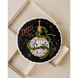 One & Only Paper Disco Till I Die Sticker