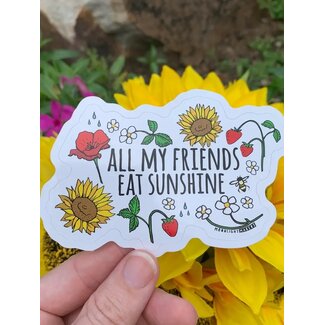 Moonlight Makers All My Friends Eat Sunshine Sticker
