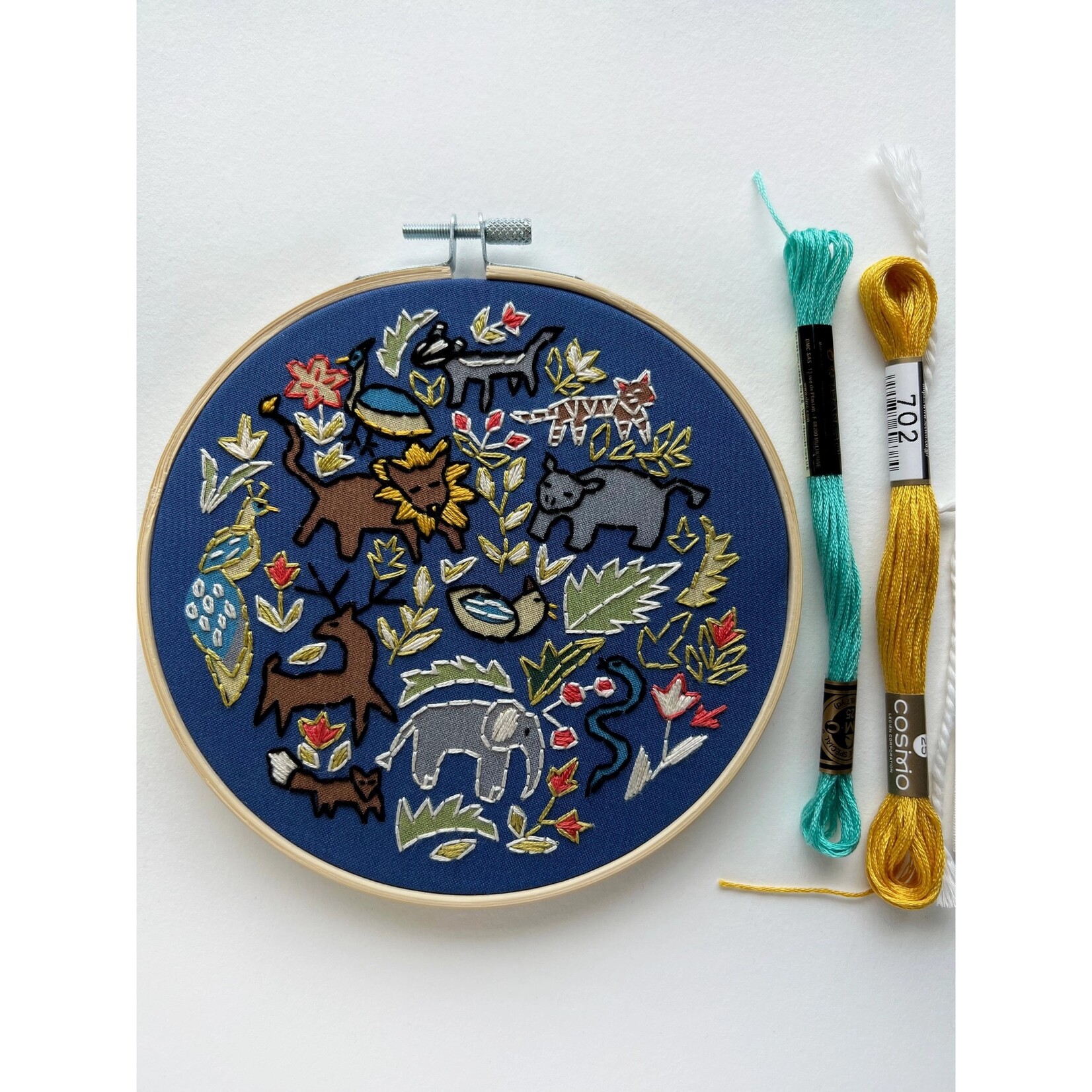 Rikrack Embroidery Kit Wildlife