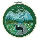 Rikrack Embroidery Kit Trail Dog