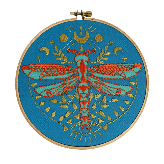 Rikrack Embroidery Kit Mystic Dragonfly