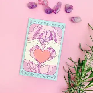 Sow the Magic Tarot Garden + Gift Seed Packet Lavender Lovers