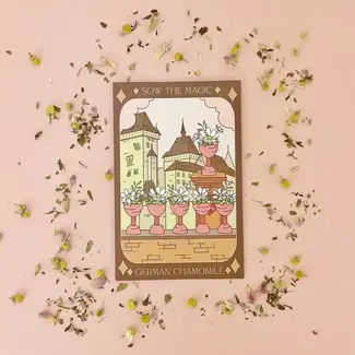 Sow the Magic Tarot Garden + Gift Seed Packet German Chamomile