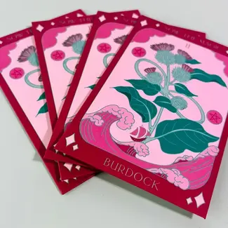 Sow the Magic Tarot Garden + Gift Seed Packet Burdock