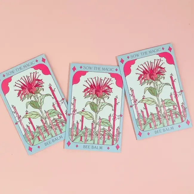 Sow the Magic Tarot Garden + Gift Seed Packet Bee Balm