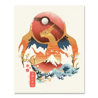 Fuzzy Ink Fuzzy Ink Print Charizard