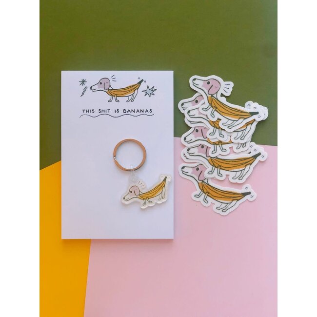 Emily Petrilla Illustrations Banana Dog Notepad